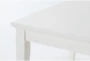 Presby White 60-78" Extendable Dining Table - Detail