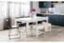 Presby White 6 Piece Extension Dining Set - Room