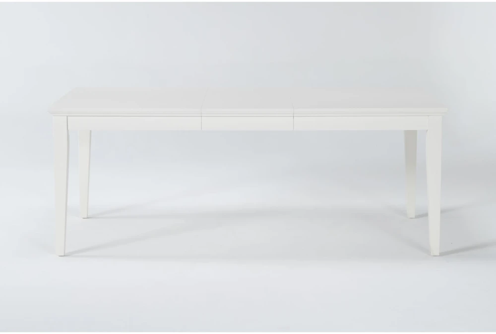 Presby White 60-78" Extendable Dining Table