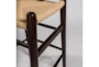 Walnut Wishbone 26" Counterstool With Natural Seat - Detail