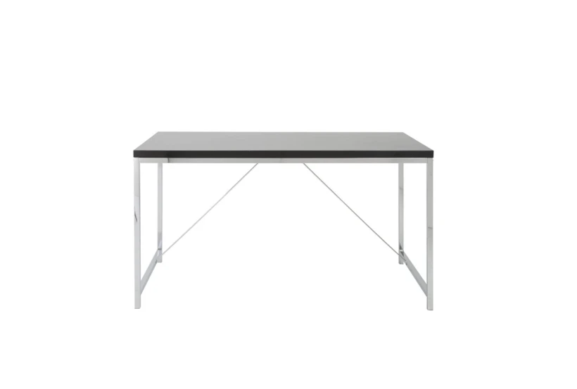 Carlsbad Black 54" Desk With Chrome Base - 360