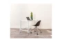 Flex Matte White 48 Inch Folding Desk With Casters - Room