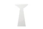 Pillar High Gloss White 24" Bar Table - Signature