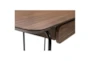 Placentia Walnut 48 Inch Desk With Drawer - Detail