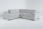 Dante 104" 3 Piece Convertible Sleeper Sectional With Left Arm Facing Storage Chaise - Signature