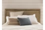 Accent Pillow - Ivory + Natural Block Stripe 14X26 - Room