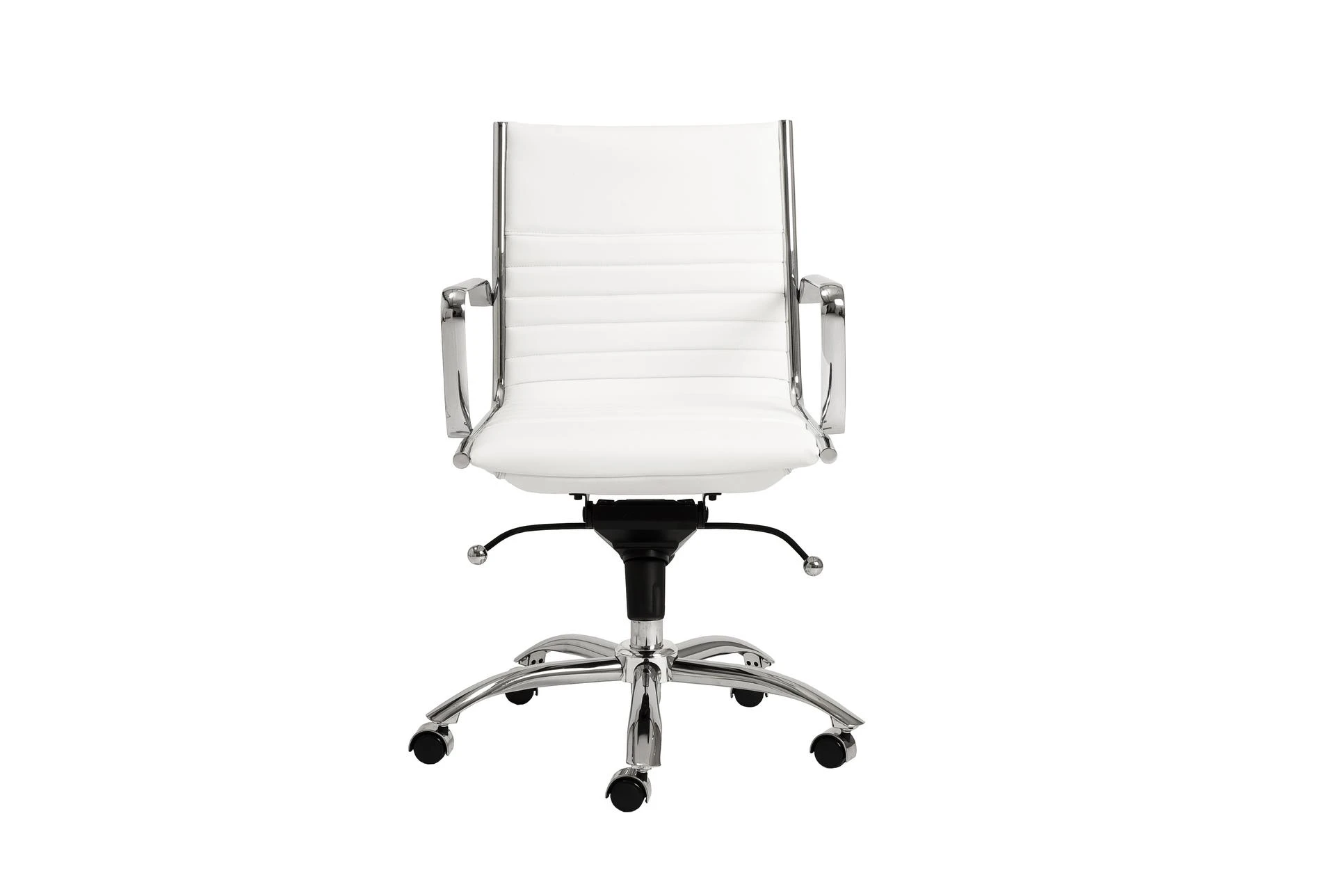 Kinsey Low Back Office Chair - Chrome Base