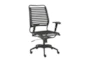Farum Black High Back Bungee Rolling Office Desk Chair - Side