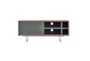 Scottsdale Walnut And Grey 48 Inch Tv Stand - Detail