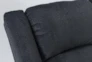 Oakhurst Slate 76" Reclining Loveseat With Console - Detail