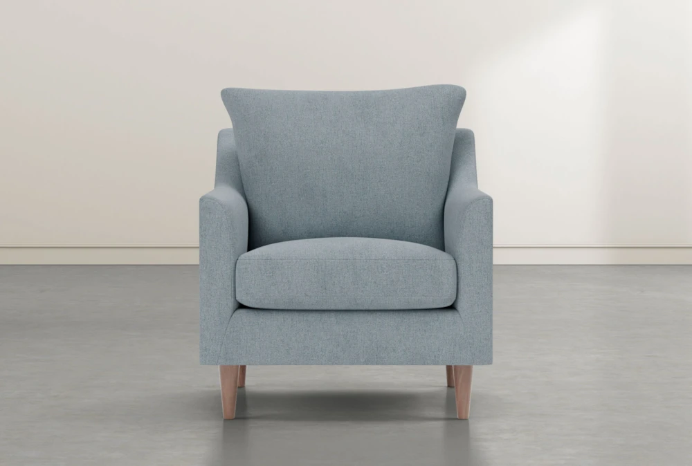 Zoe Blue Accent Chair