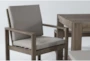 Malaga Outdoor 5 Piece Dining Set With Arm Chairs And 2 Benches - Detail