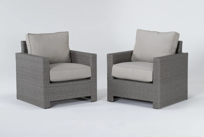 Mojave Outdoor 2 Piece Lounge Chair Conversation Set - 360