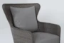 Sanibel Outdoor 2 Piece Swivel Wing Back Chair Conversation Set - Detail