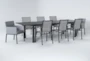 Ravelo Outdoor 9 Piece Extension Dining Set - Side