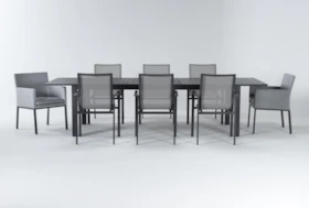 Ravelo Outdoor 9 Piece Extension Dining Set