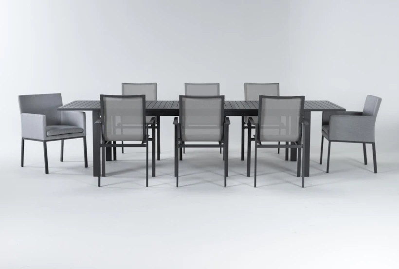 Ravelo 121" Outdoor Extension Dining Set For 8 - 360