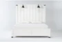Wade White Queen Wood Panel Bed - Signature