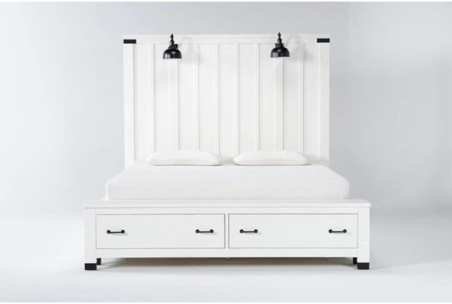 Wade Queen Panel Bed With Storage - 360