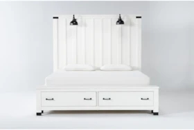 Wade Eastern King Panel Bed With Storage
