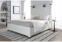 Wade White California King Wood Panel Bed - Room