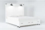 Wade California King Panel Bed With Storage - Side