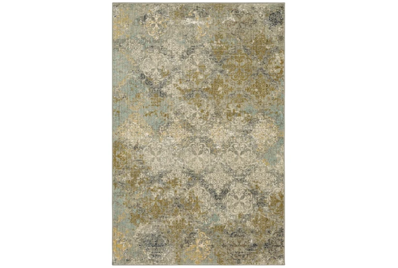 8'x11' Rug-Woven Abstract Beige - 360