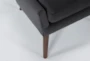Tate IV Gunmetal 29" Accent Chair - Detail