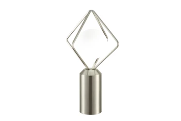 Table Lamp - 20 Inch Led Diamond Sand Nickel