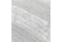 20X20 Gray Embroidered Stripe Throw Pillow - Detail
