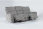 Ronan Oatmeal 87" Power Reclining Sofa with USB - Recline