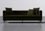 Tate IV Green Velvet 92" Estate Sofa - Signature
