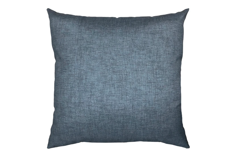 20X20 Black Charcoal Textured Solid Outdoor Throw Pillow - 360