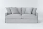 Grand Down II  Grey 83"  Sofa - Signature