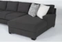 Medford 163" 3 Piece Sectional With Right Arm Facing Chaise - Detail
