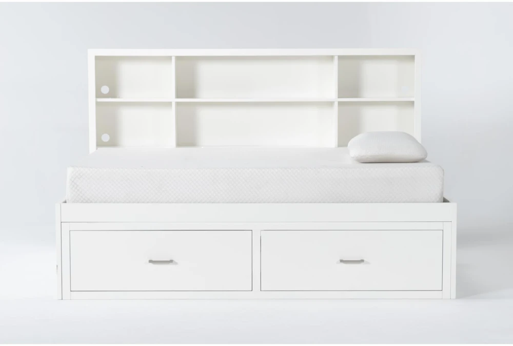 Reese White Twin Roomsaver Bed
