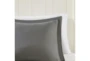 Eastern King Comforter-3 Piece Set Reversible Diamond Quilting Grey - Detail