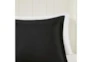 Eastern King Comforter-3 Piece Set Reversible Diamond Quilting Black - Detail