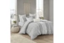 Full/Queen Comforter-3 Piece Set Boho Chic Grey - Room