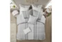 Full/Queen Comforter-3 Piece Set Boho Chic Grey - Room