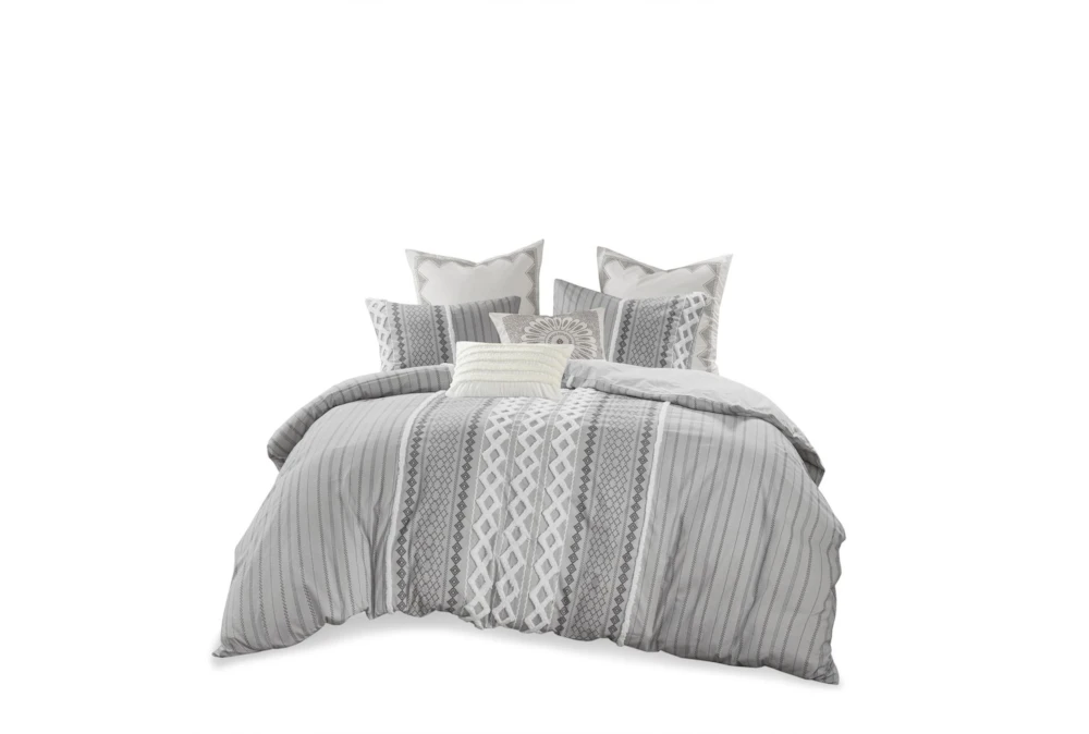 Eastern King California Comforter, California King Grey Bedding Set
