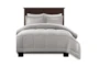 Eastern King/Cal King Comforter-3 Piece Set Box Quilted Down Alternative Grey - Signature