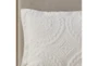 Twin Comforter-2 Piece Set Plush Medallion Cream - Detail
