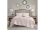 Full/Queen Comforter-3 Piece Set Plush Medallion Pink - Room
