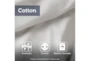 Full/Queen Comforter-3 Piece Set Tassel Edged White - Material