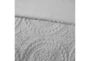 Twin Comforter-2 Piece Set Plush Medallion Grey - Detail
