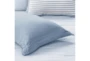 Twin Comforter-2 Piece Set Reversible Stripe Down Alternative Blue - Detail