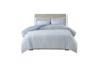 Twin Comforter-2 Piece Set Reversible Stripe Down Alternative Blue - Signature