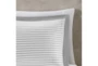 Twin Comforter-2 Piece Set Reversible Stripe Down Alternative Grey - Detail