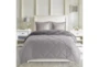 Twin/Twin Xl Comforter-2 Piece Set Reversible Diamond Quilting Charcoal - Room